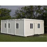 20ft flat pack living mobile container modular homes with toilet