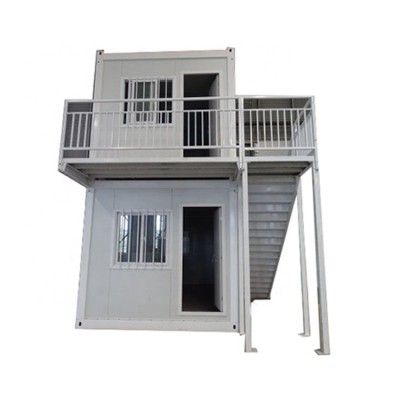 Made in china complete decorative two storey luxury prefab house labor camp container containerized kitchen